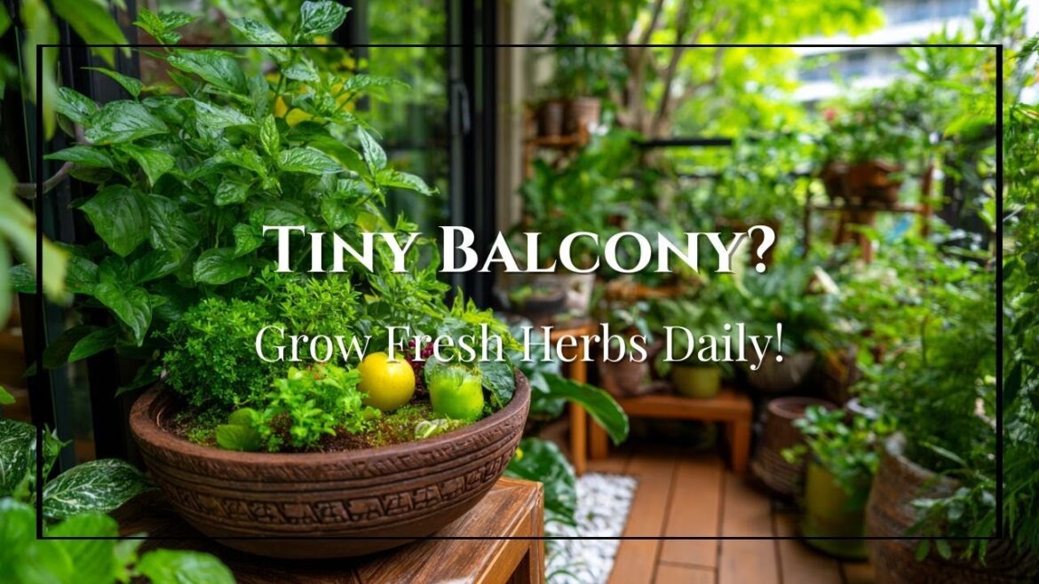 Transform a Tiny Balcony with Edible Garden Containers for Fresh Herbs and Veggies Daily Transform a Tiny Balcony with Edible Garden Containers for Fresh Herbs and Veggies Daily