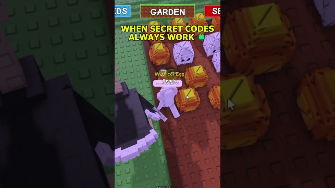 Secret Code Grow a Garden 🍀