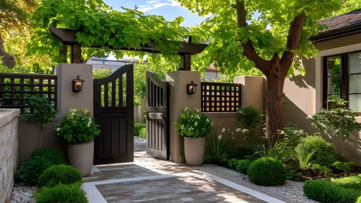 Small Front Yard Garden Gates and Arches: Creative Entryway Ideas to Elevate Your Home