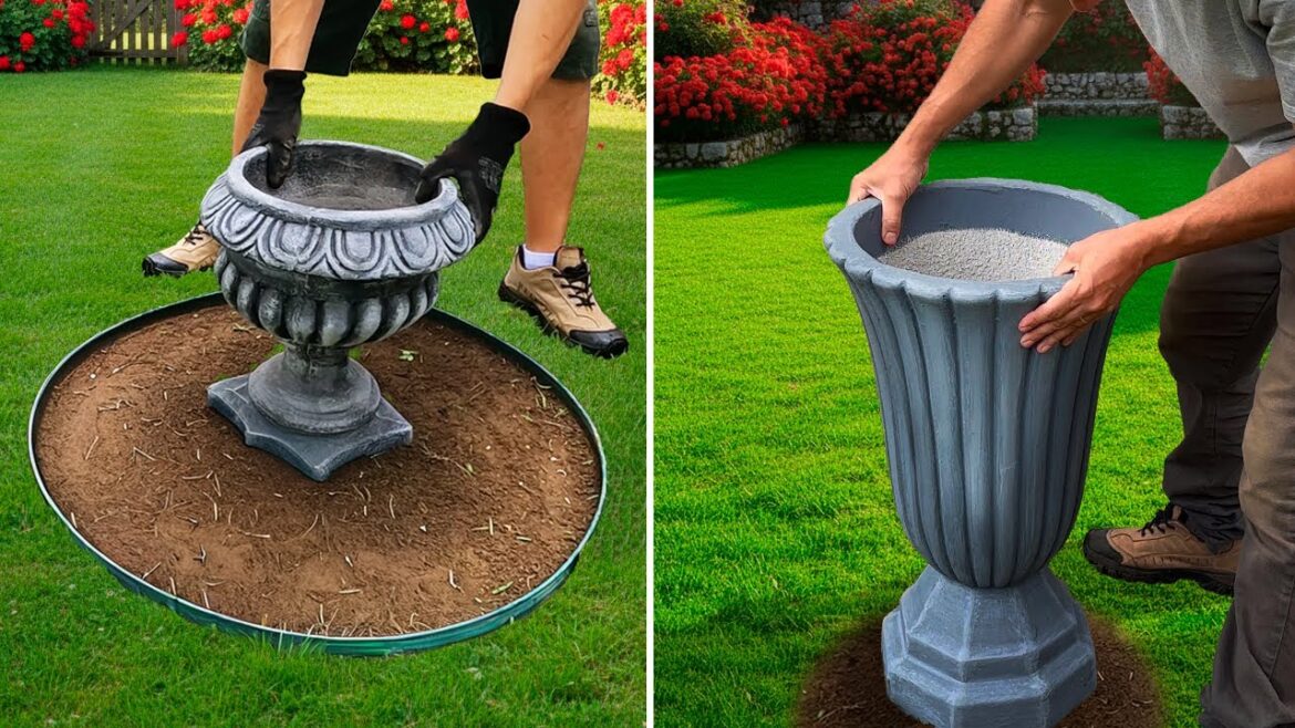 Garden Urn: 2 ideas to Beautify your Backyard!🍁