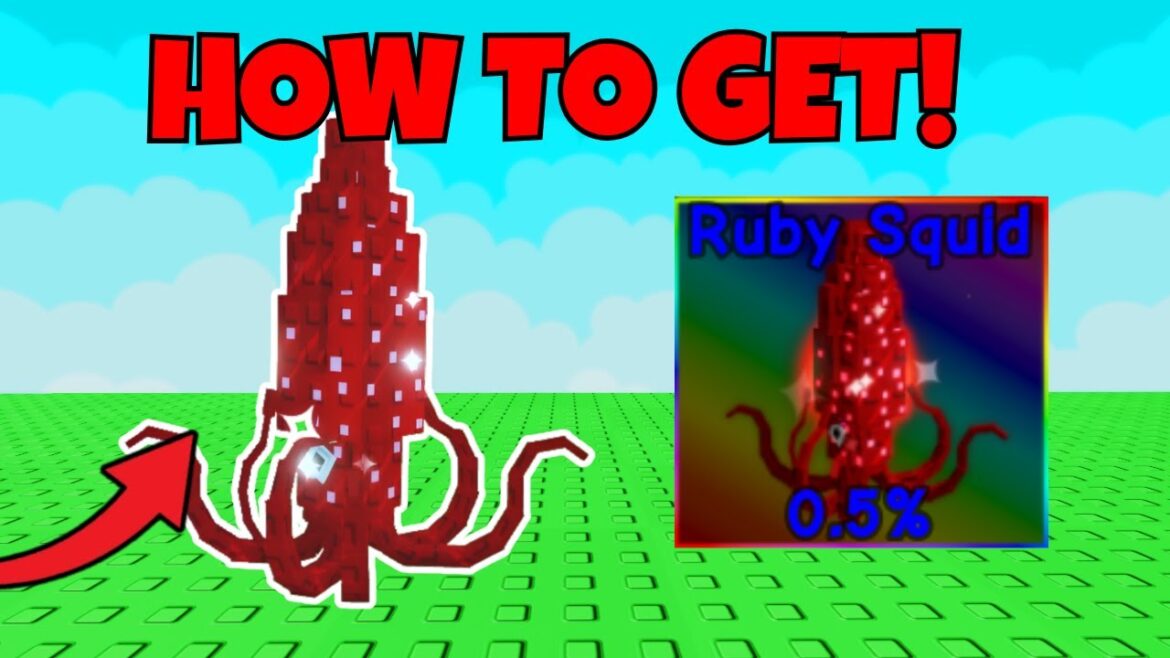 HOW TO GET RUBY SQUID PET SHOWCASE in GROW A GARDEN! | Roblox