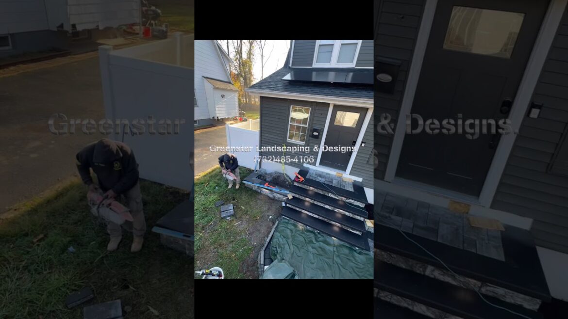 Front yard progress! #fypシ #patio #lifeisbutadream #landscape #construction #diy #viral