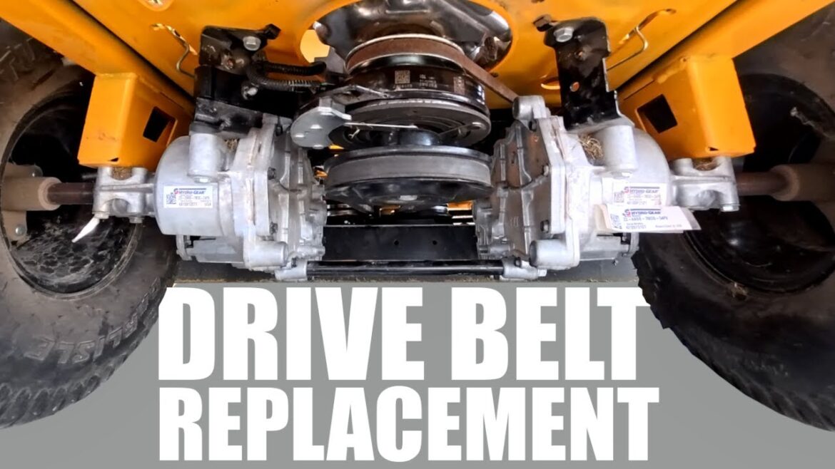Cub Cadet ZT1 Ultima transmission belt replacement Cub Cadet ZT1 Ultima transmission belt replacement