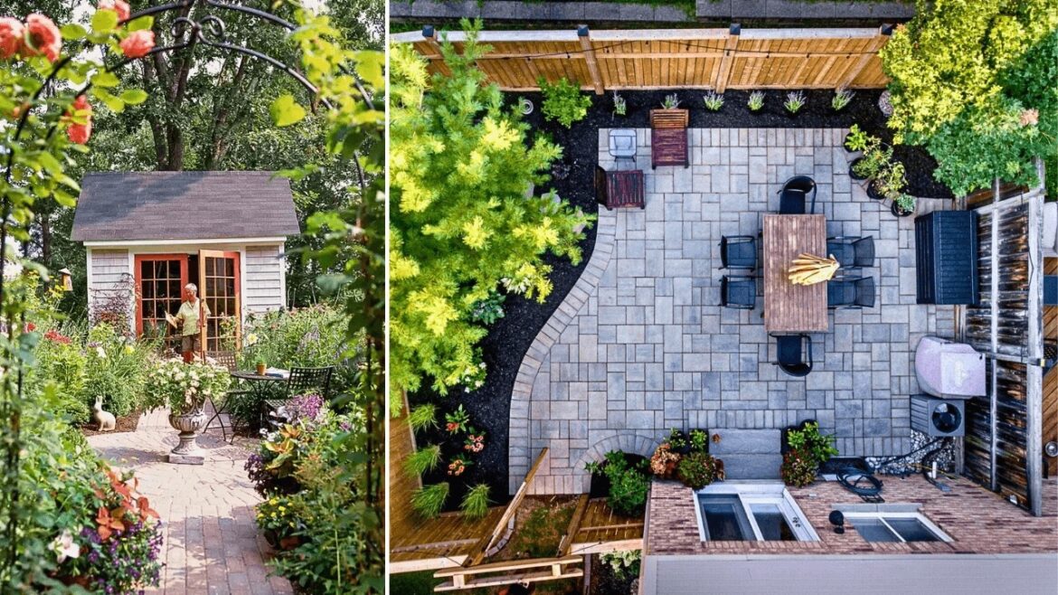 10 Clever Landscape Design Plans and Improvements for a Small Backyard