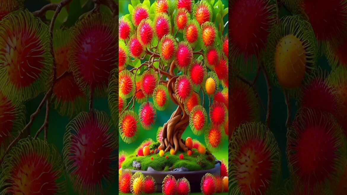easy and fast techniques for propagating and growing rambutan fruit trees #garden #fruits #nature