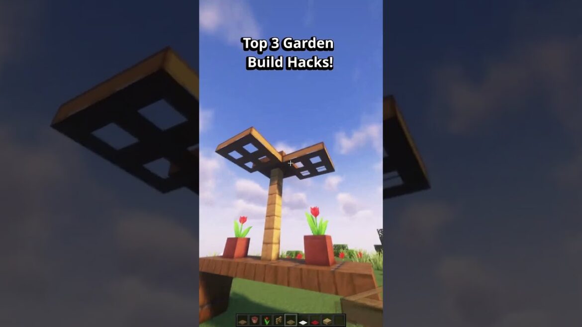 3 Garden Hacks You NEED to Try! 🌱💡 | Minecraft Builds