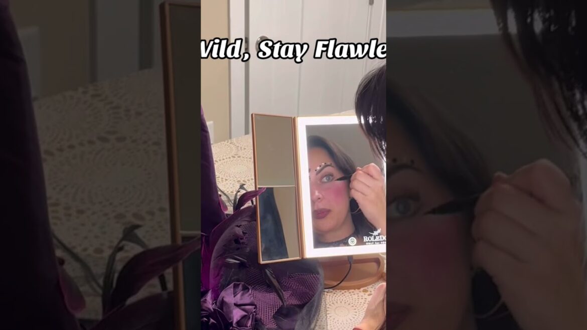 Beauty Must Haves | Stylish | Bright | Makeup Mirror With Light | Cheetah Print | Amazon Review