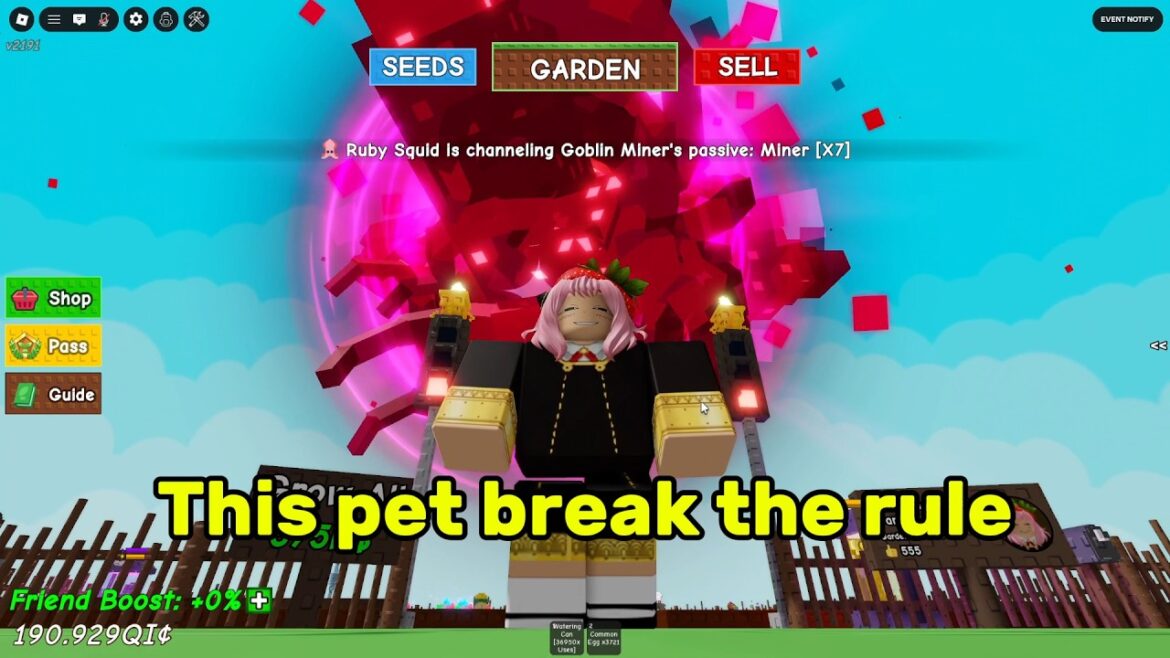 RUBY SQUID IS MIMIC OCTOPUS BROTHER | Grow a Garden