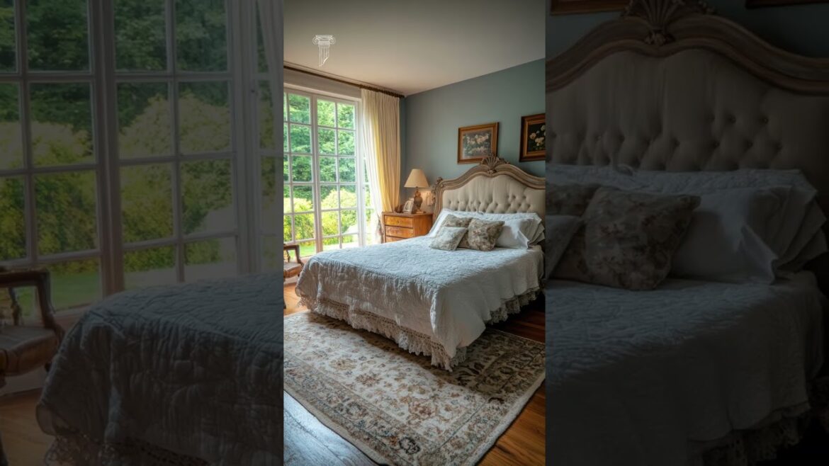 Charming French Countryside: Small Rustic Cottage & Industrial Garden Design