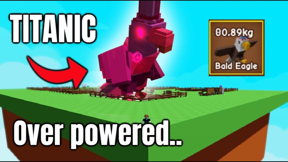 TRADING the BIGGEST Titanic Bald Eagle in Grow a Garden ROBLOX