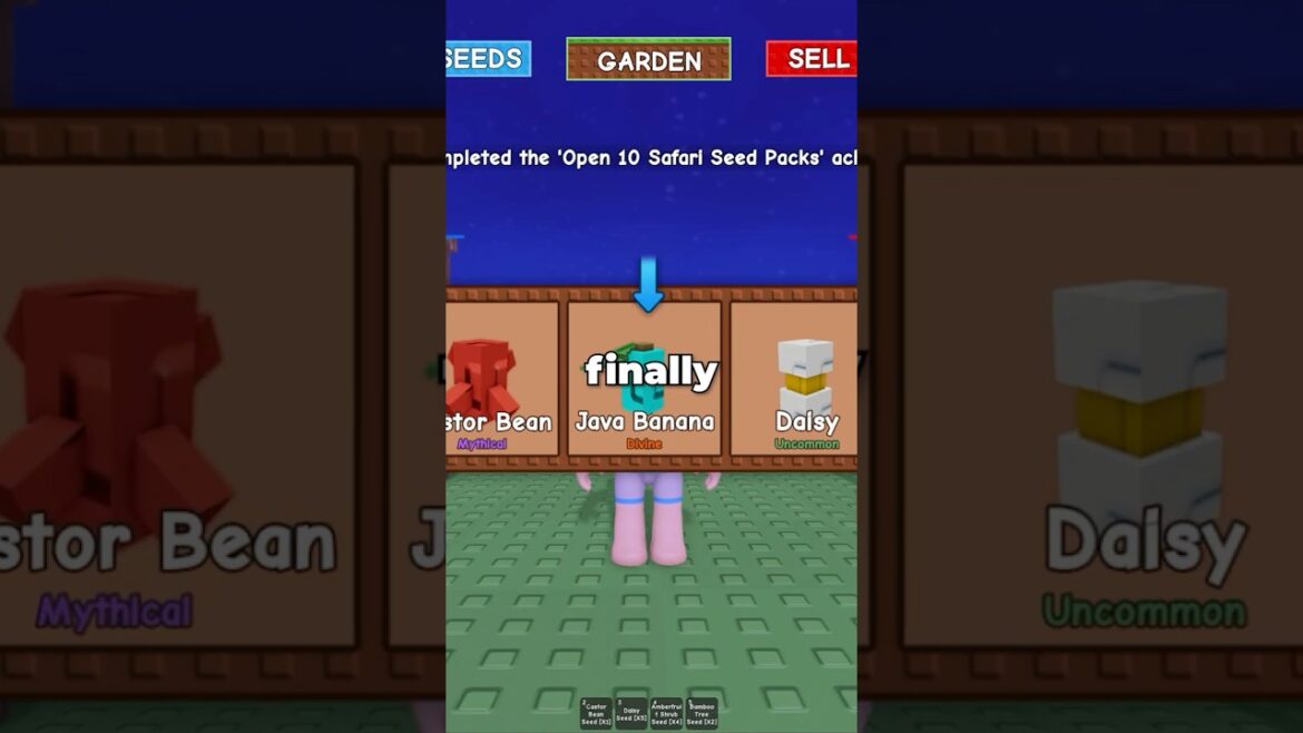 I Bought x10 Exotic Safari Seed Pack in Grow a Garden...
