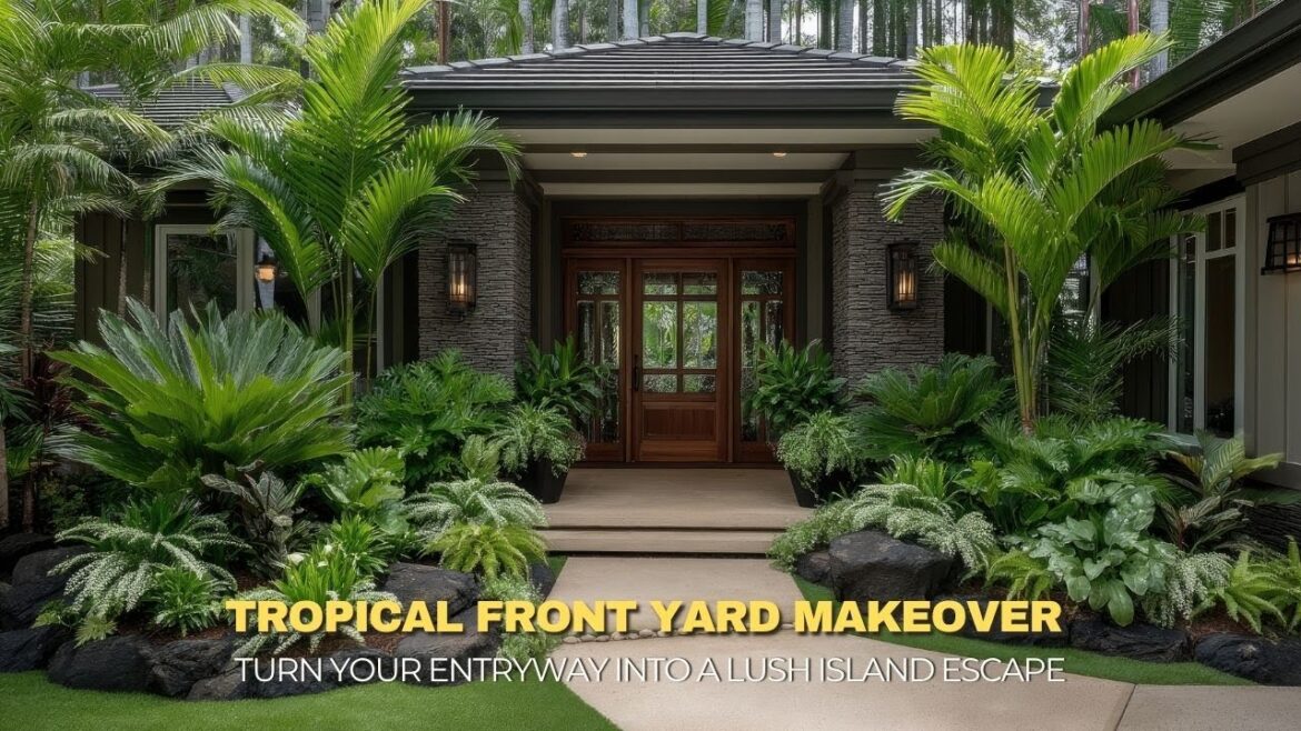 Tropical Front Yard Makeover  7 Bold Landscaping Ideas to Transform Your Garden