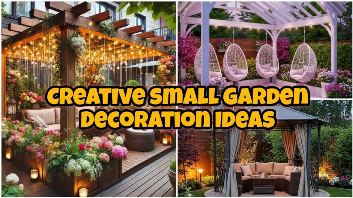100 best Frantyard & backyard garden decor ideas|creative small garden Decoration ideas