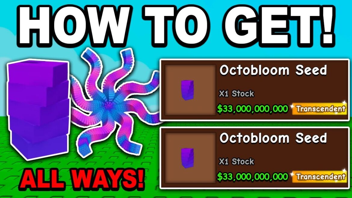 HOW TO GET OCTOBLOOM SEED!! (All Ways) in Grow a Garden ROBLOX