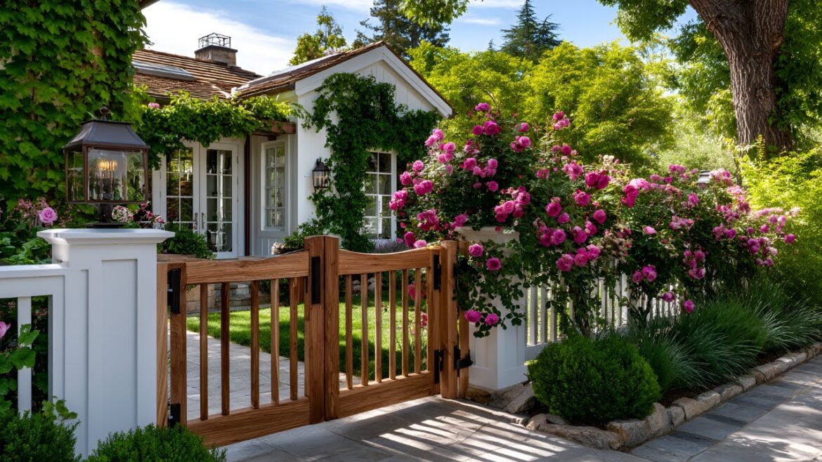 Graceful Garden Entry | Small Front Yard Gates & Arches with Timeless Appeal