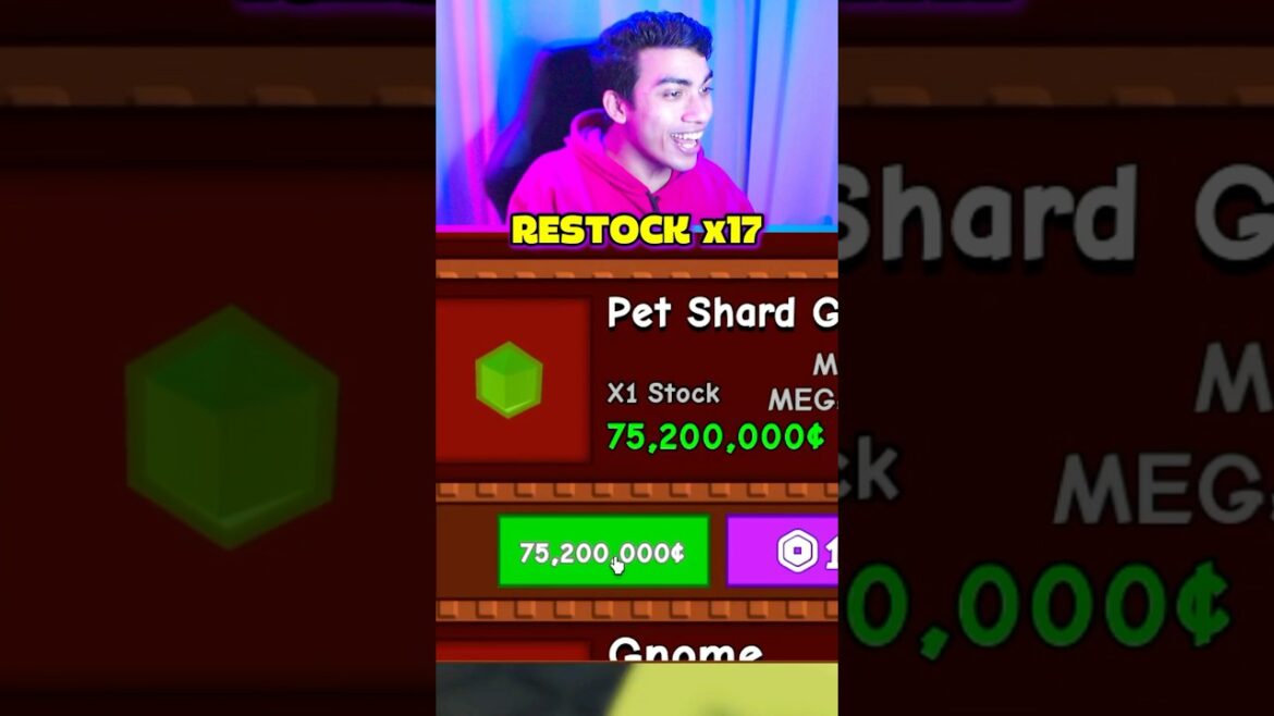 CRAZY PET SHARD RESTOCK GROW A GARDEN 😱 CRAZY PET SHARD RESTOCK GROW A GARDEN 😱
