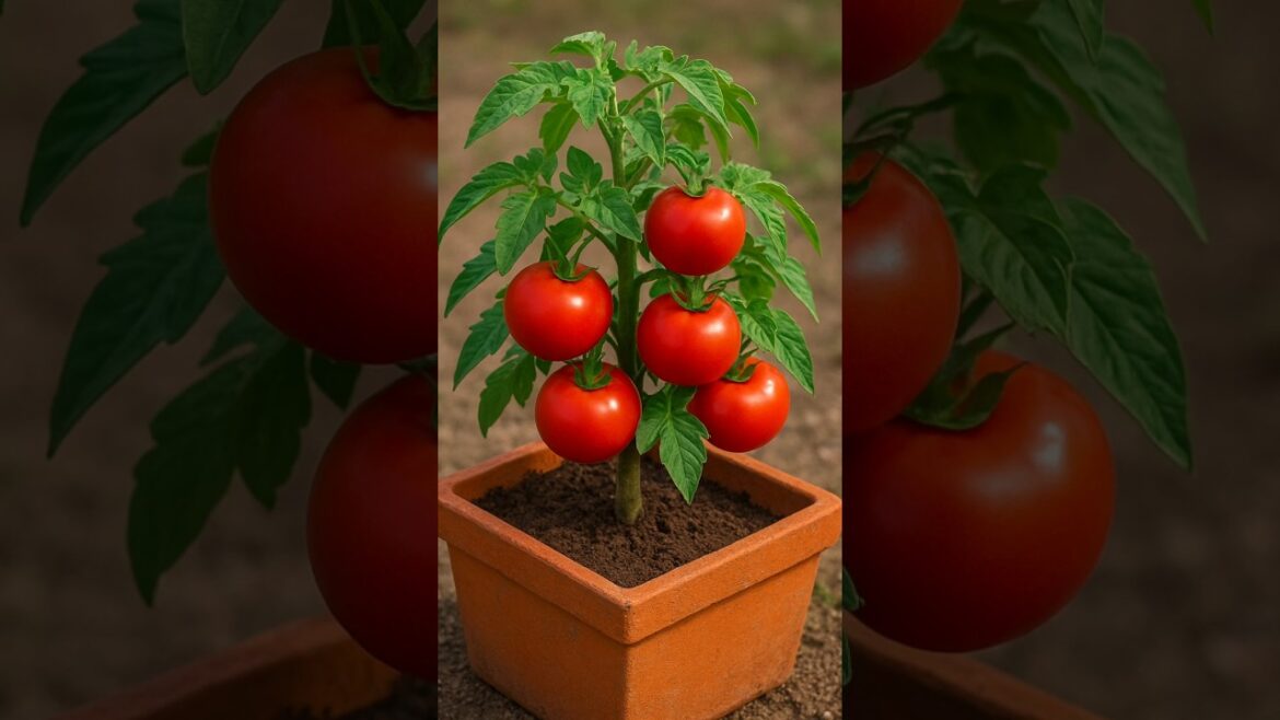 How to grow Tomato 🍅 plant at home gardening tips #foryou #shorts #gardening #trending