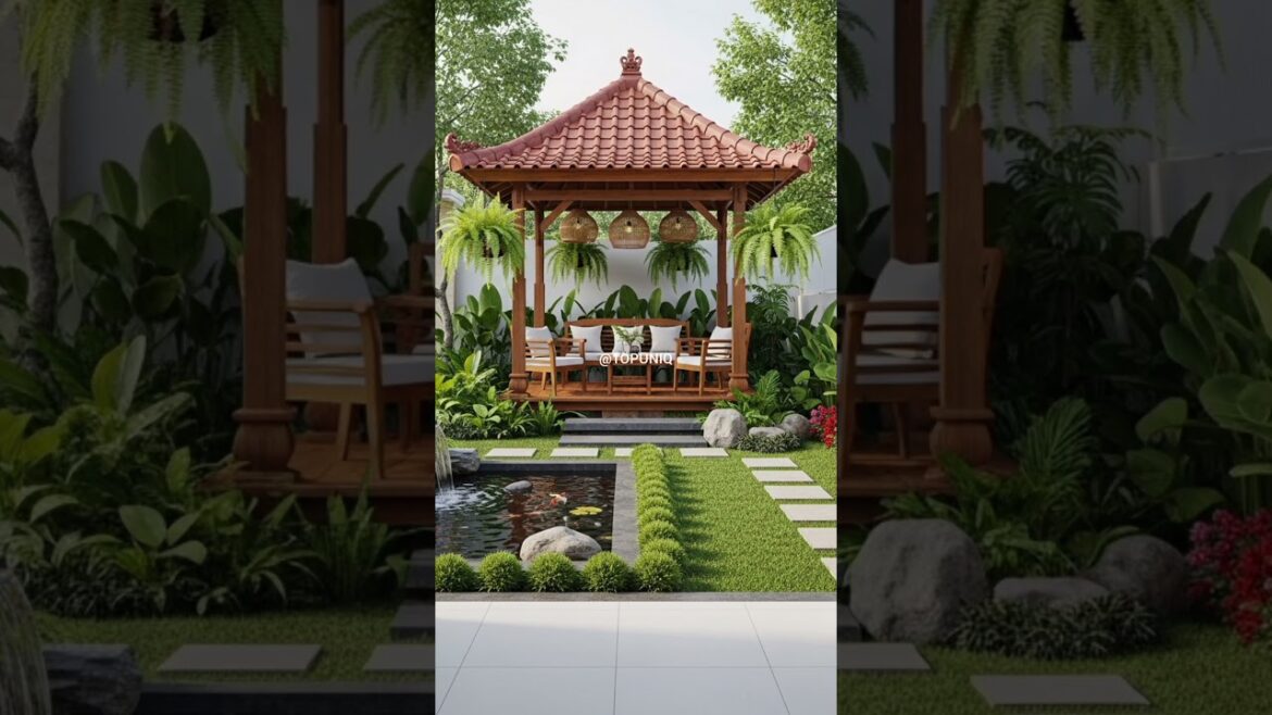 Inspirational ideas for a beautiful tropical garden to make you comfortable #home #design