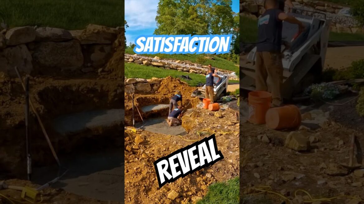 We pushed through and it was worth it! Or was it?! #timelapse #construction #landscaping