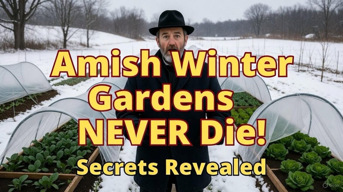Uncover the Secrets  How Amish Gardens Thrive in the Winter Months!