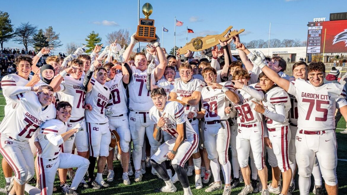 Garden City football earns fifth straight LI title, 66th straight win