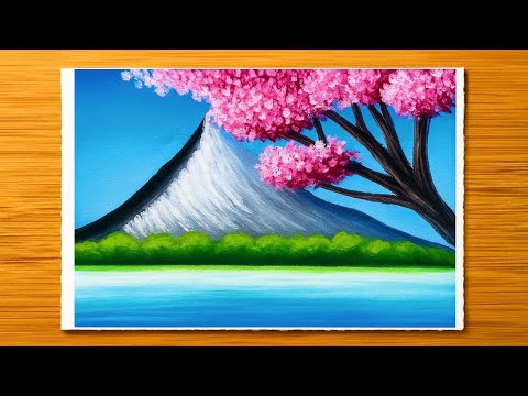 Easy Cherry Blossom Oil Pastel Drawing | Step-by-Step Sakura Tutorial for Beginners Easy Cherry Blossom Oil Pastel Drawing | Step-by-Step Sakura Tutorial for Beginners