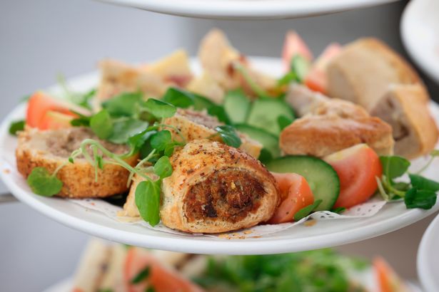 The savoury pastries are supplied by Arnold butcher A.E. Chambers 