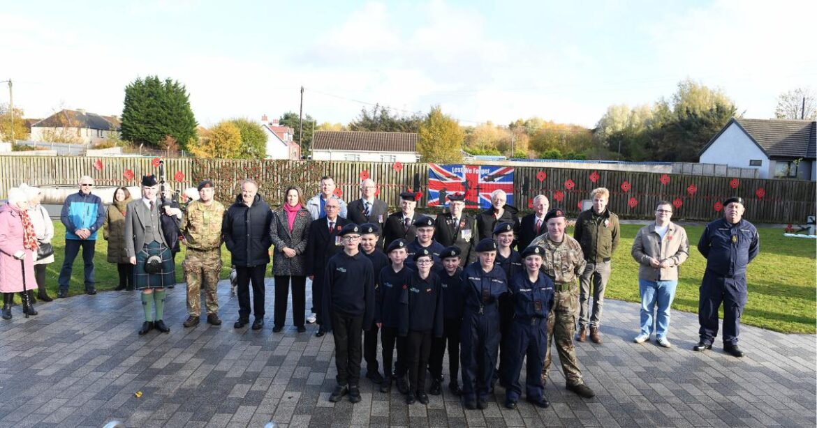 Cowdenbeath’s Remembrance garden opened at Green Square Cowdenbeath's Remembrance garden opened at Green Square