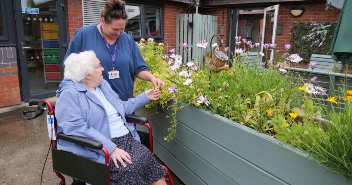 Chirk Court Care Home sensory garden gets royal recognition Chirk Court Care Home sensory garden gets royal recognition