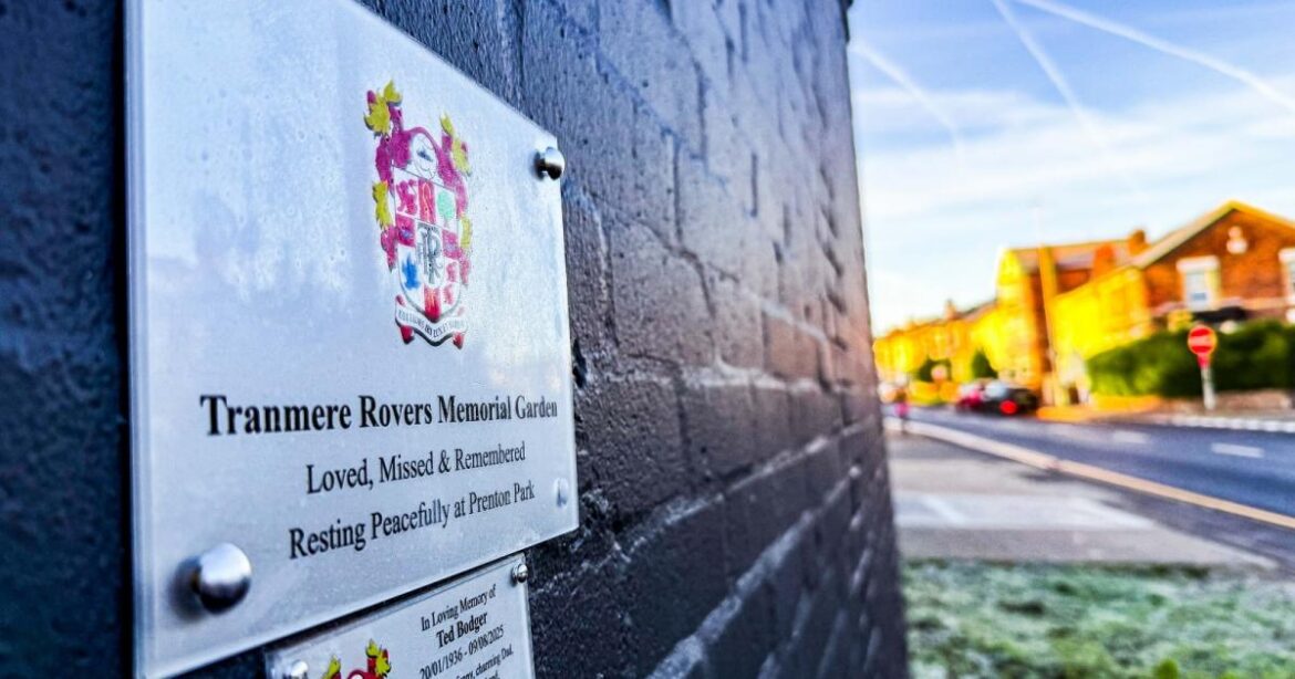 New memorial garden opens at Tranmere Rovers