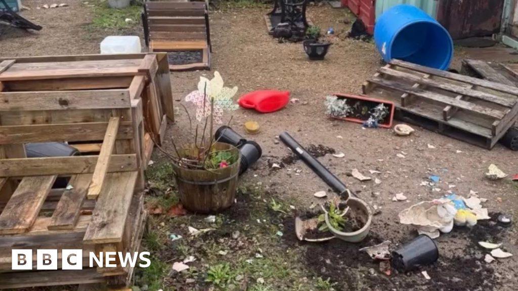 Anger as Kirkby community garden vandalised a second time Anger as Kirkby community garden vandalised a second time