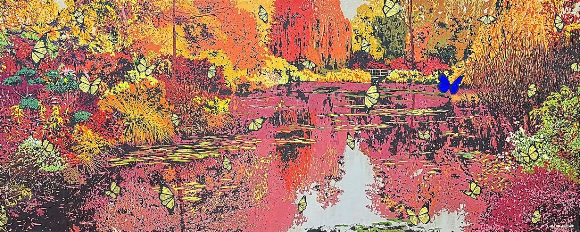 Artist’s solo exhibition inspired by Monet’s garden in France Artist’s solo exhibition inspired by Monet’s garden in France
