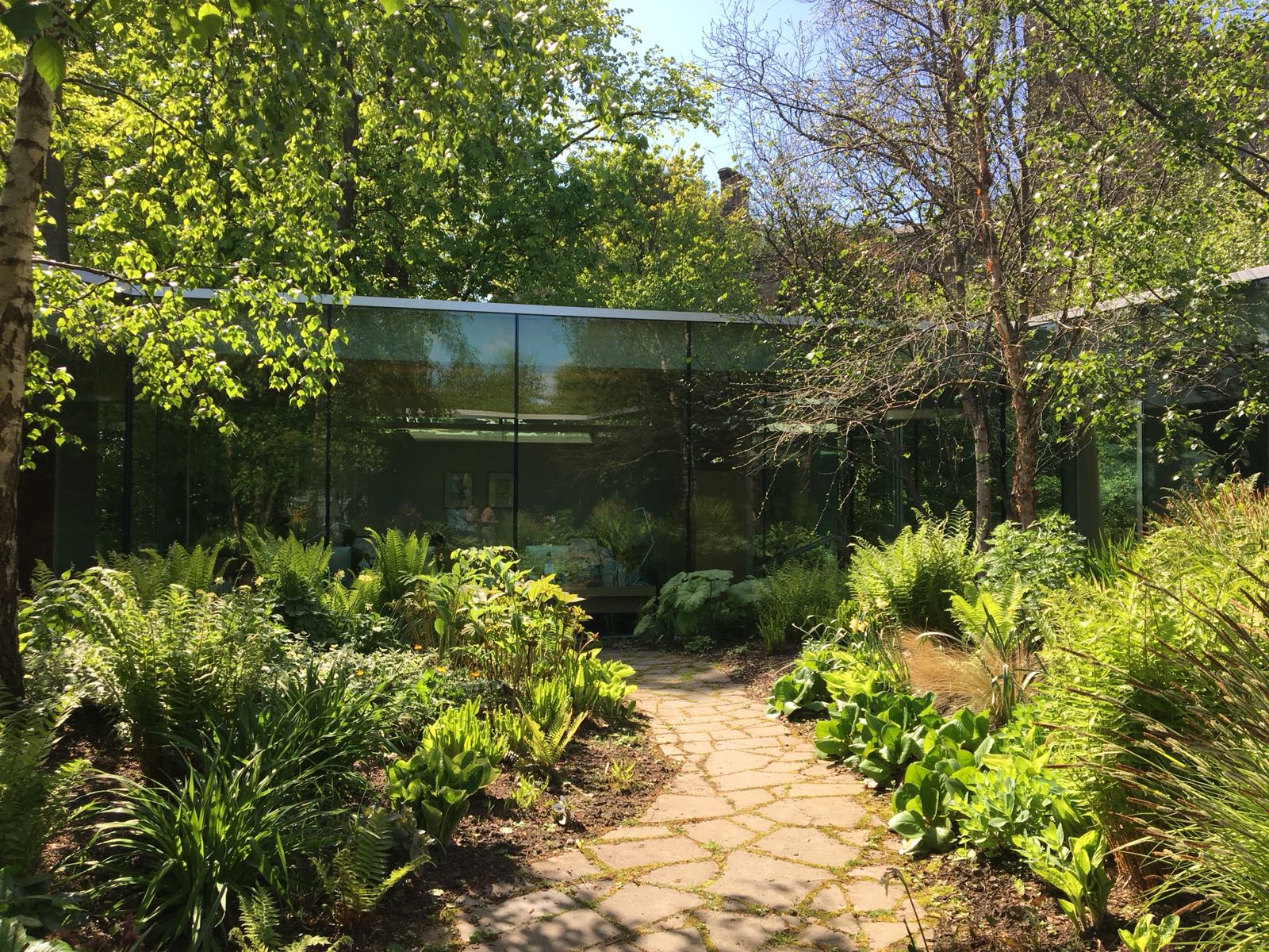 Maggie's Glasgow and its mature garden by Lily Jencks