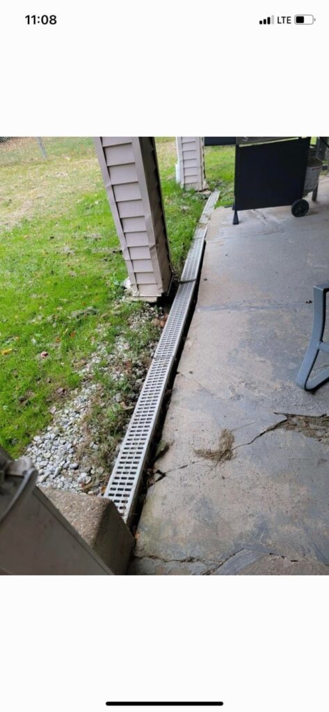 Help with French drain adjustment