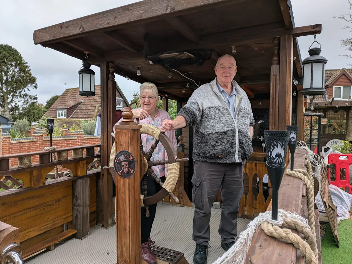 Man builds huge pirate ship in garden but faces ‘killjoy’ complaint Man builds huge pirate ship in garden but faces 'killjoy' complaint