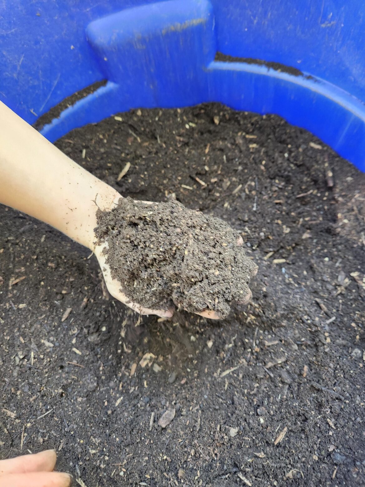 Sifted half my pile!