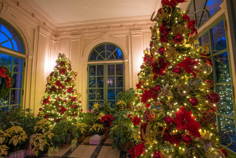 Woodside's Filoli estate features sprawling gardens and a historic mansion all decorated for the holidays. Courtesy Gino De Grandis Photography/Filoli.