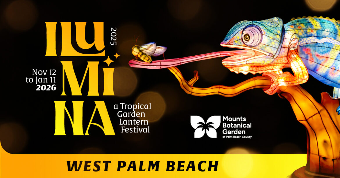 ILUMINA: A Tropical Garden Lantern Festival at Mounts Botanical Garden Calendar Image 768x403