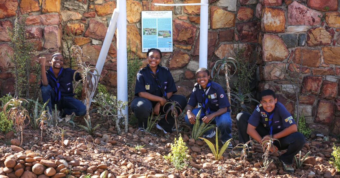 Sea scouts dig deep with new heritage garden