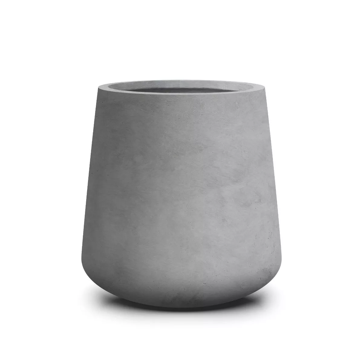 Rosemead Home U0026#38; Garden, Inc. Kanteu0026#160;fiberglass Indoor Planter Pots Charcoal Gray 11.8u0026#34;x11.8u0026#34;x12.2u0026#34;
