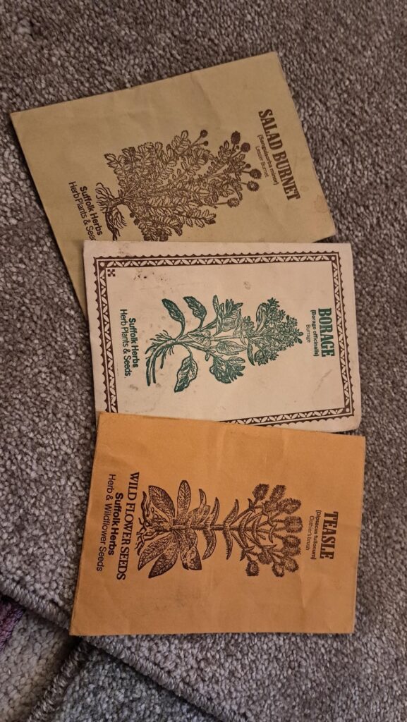Found some really old seed packets