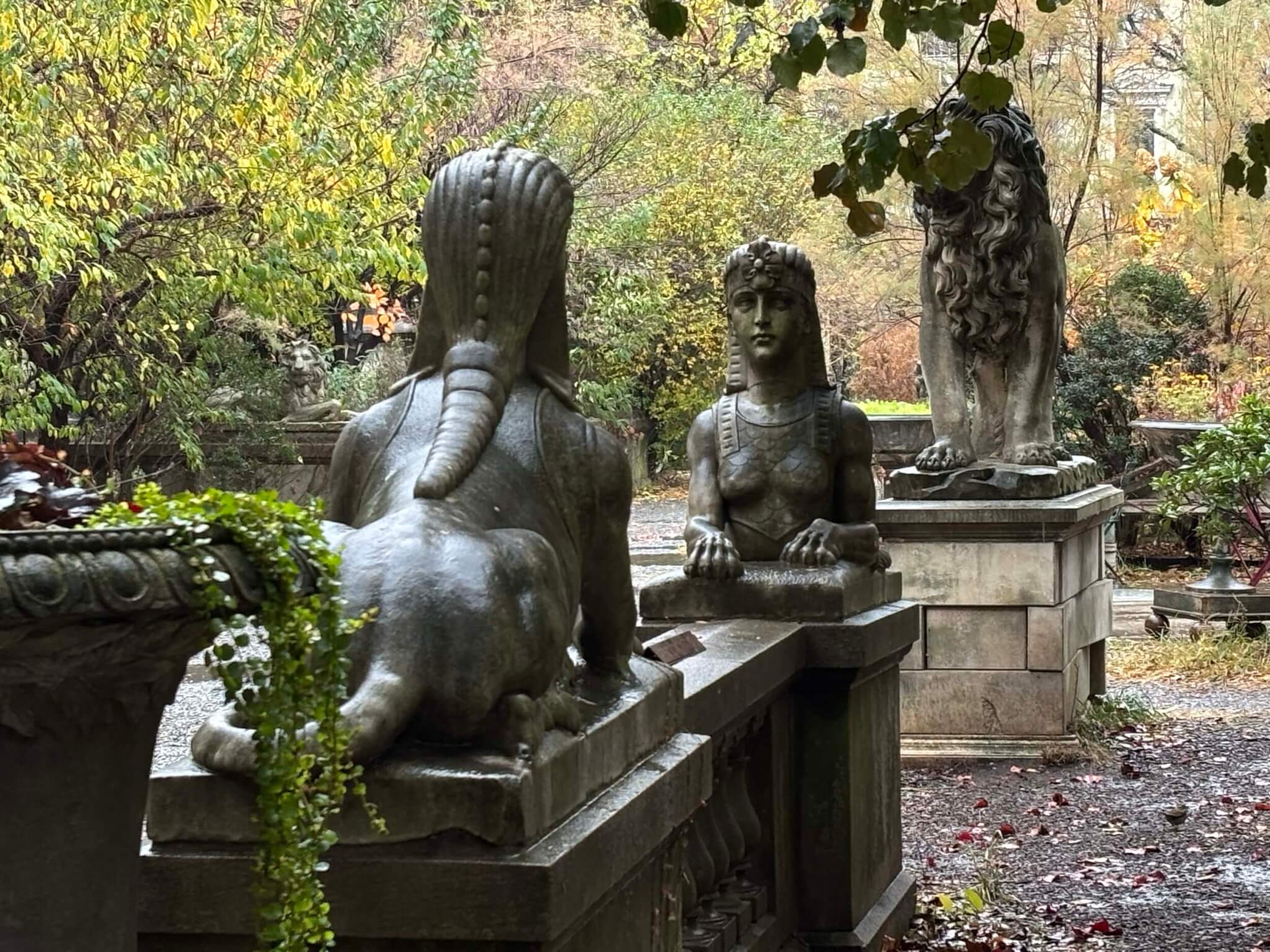 Sphinx statuary from Allan Reiver's collection