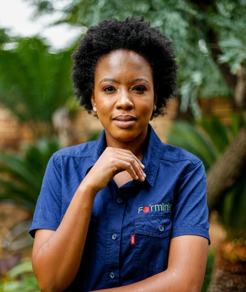 Mosa Seshoene, Gardening Educator (@Farm_Minist_). Photo: Supplied