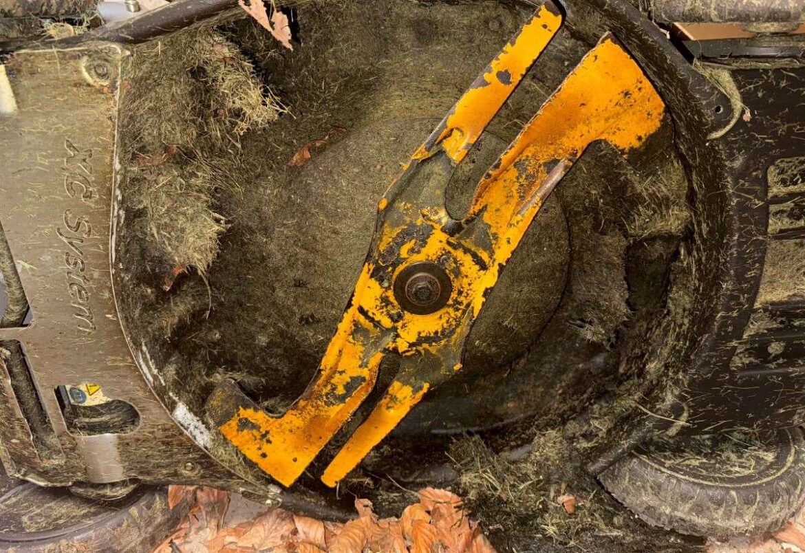 Gayton gardener Jamie Marsh gets cleaning ready for next spring