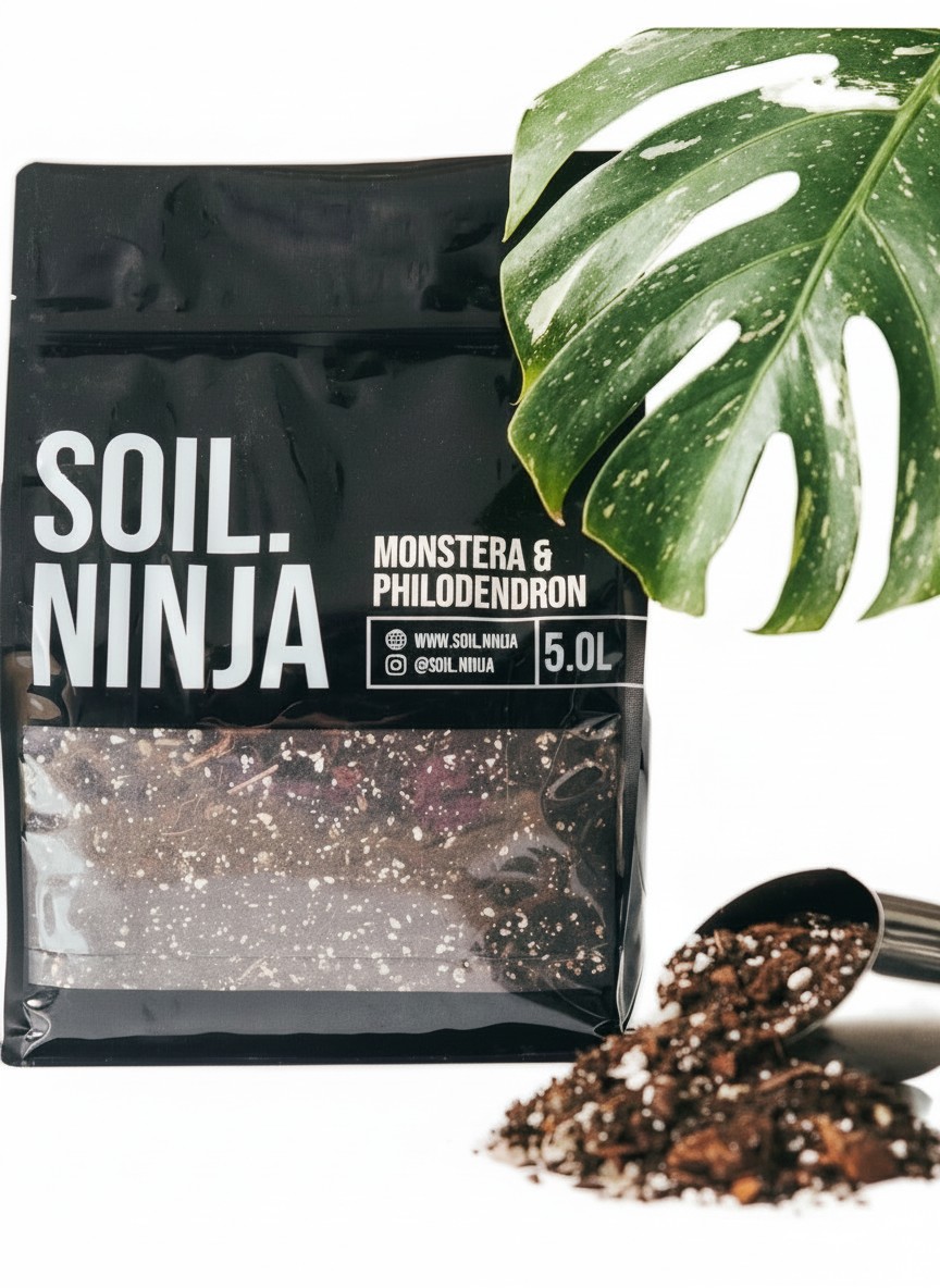 Soil Ninja, Premium Monstera &amp; Philodendron Houseplant Soil Blend 5l Bag