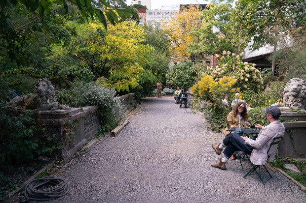 The Elizabeth Street Garden is pictured last October. (Barry Williams for New York Daily News) 