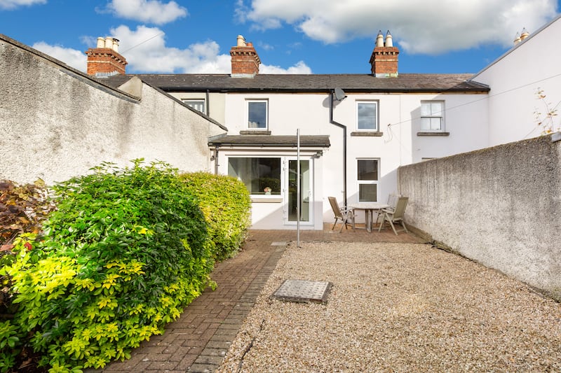 The property has a 35ft-long rear garden