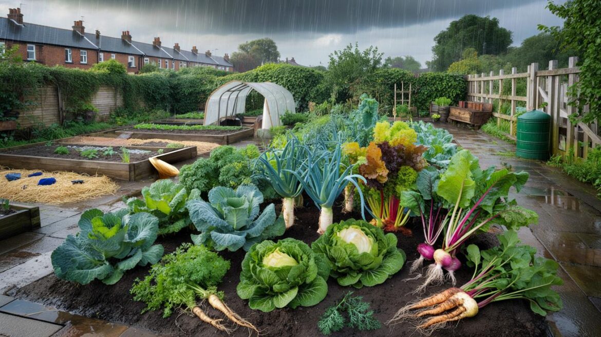 Britons, your wet garden can pay: ten rain-proof veg that thrive in 200 mm months and save £60