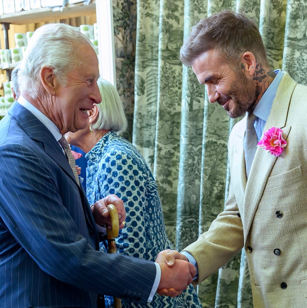 the king and david beckham