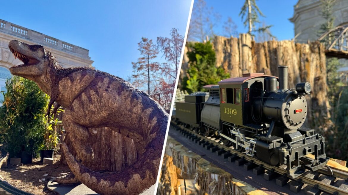 US Botanic Garden holiday display features dinosaurs – NBC4 Washington